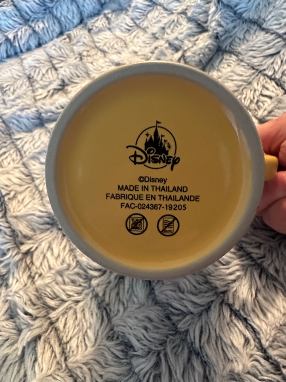 Disney Yellow Beauty and the Beast Travel Mug with Handle - Picture 4 of 4